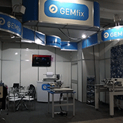 A GEMfix esteve na Tecnotêxtil em São Paulo, Brasil, Abril 2013